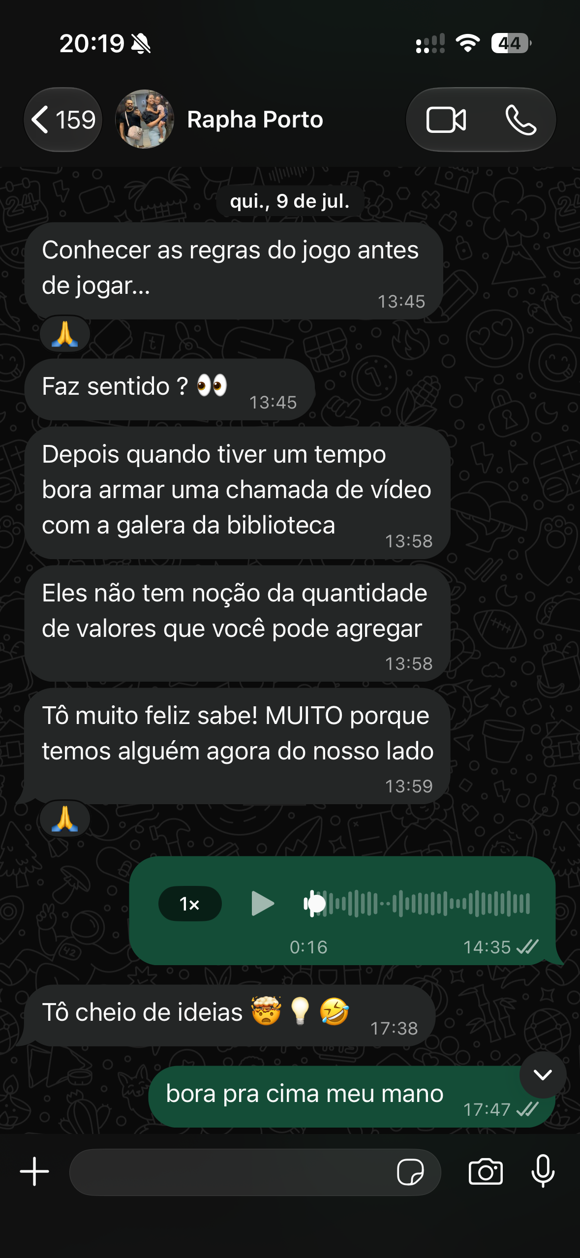 Depoimento sobre o valor agregado na imersão